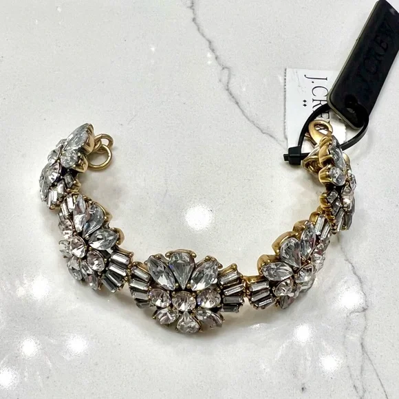 NWT J. Crew Rhinestone Bracelet - Picture 6 of 6